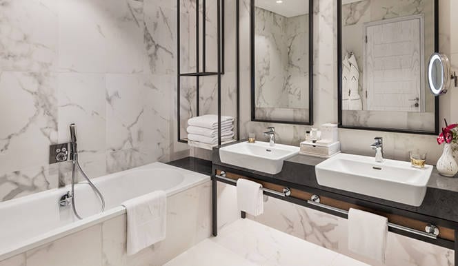 Address Beach Resort Fujairah - Deluxe Room Pool View King - Bathroom